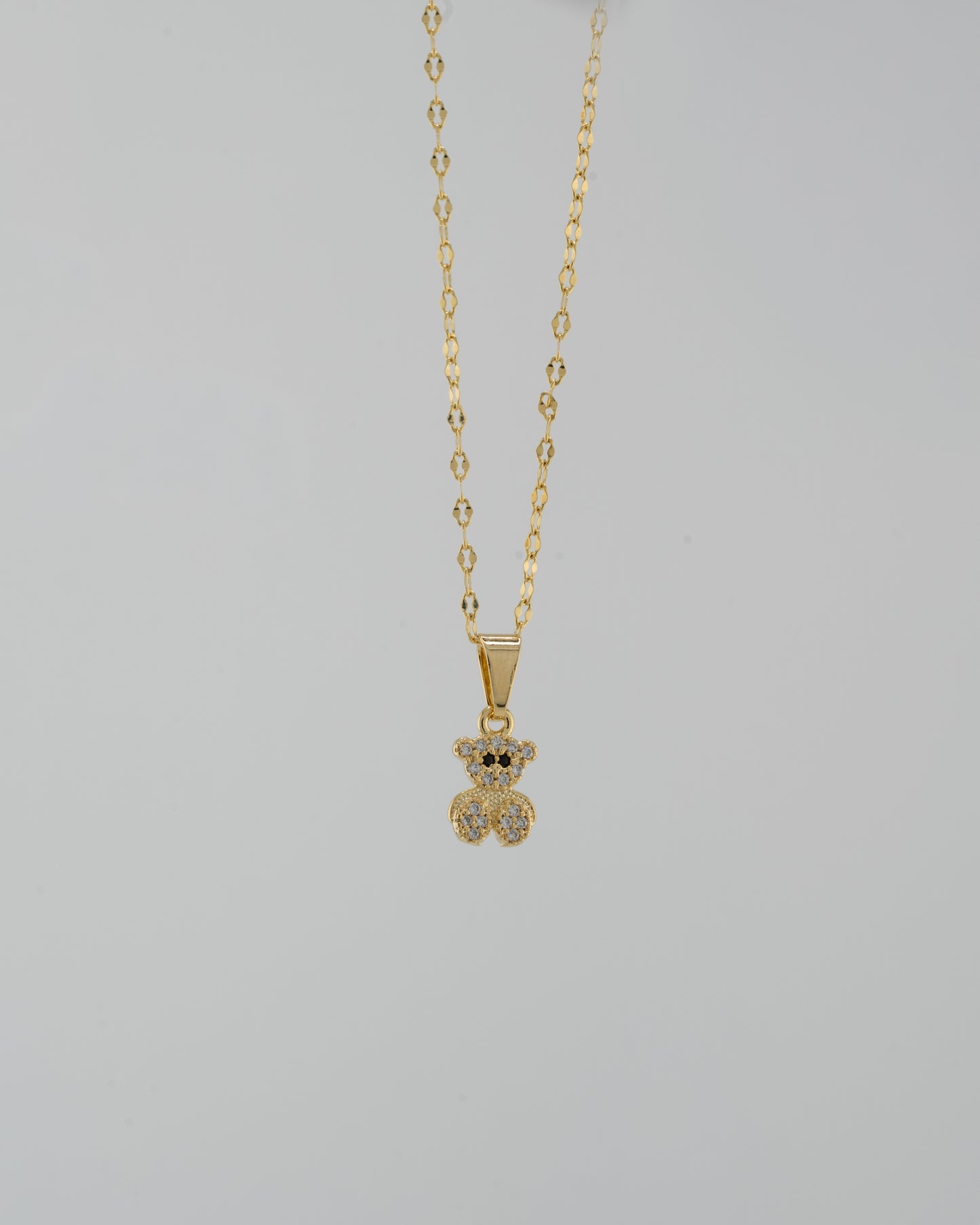 Teddy Bear CZ Pendant