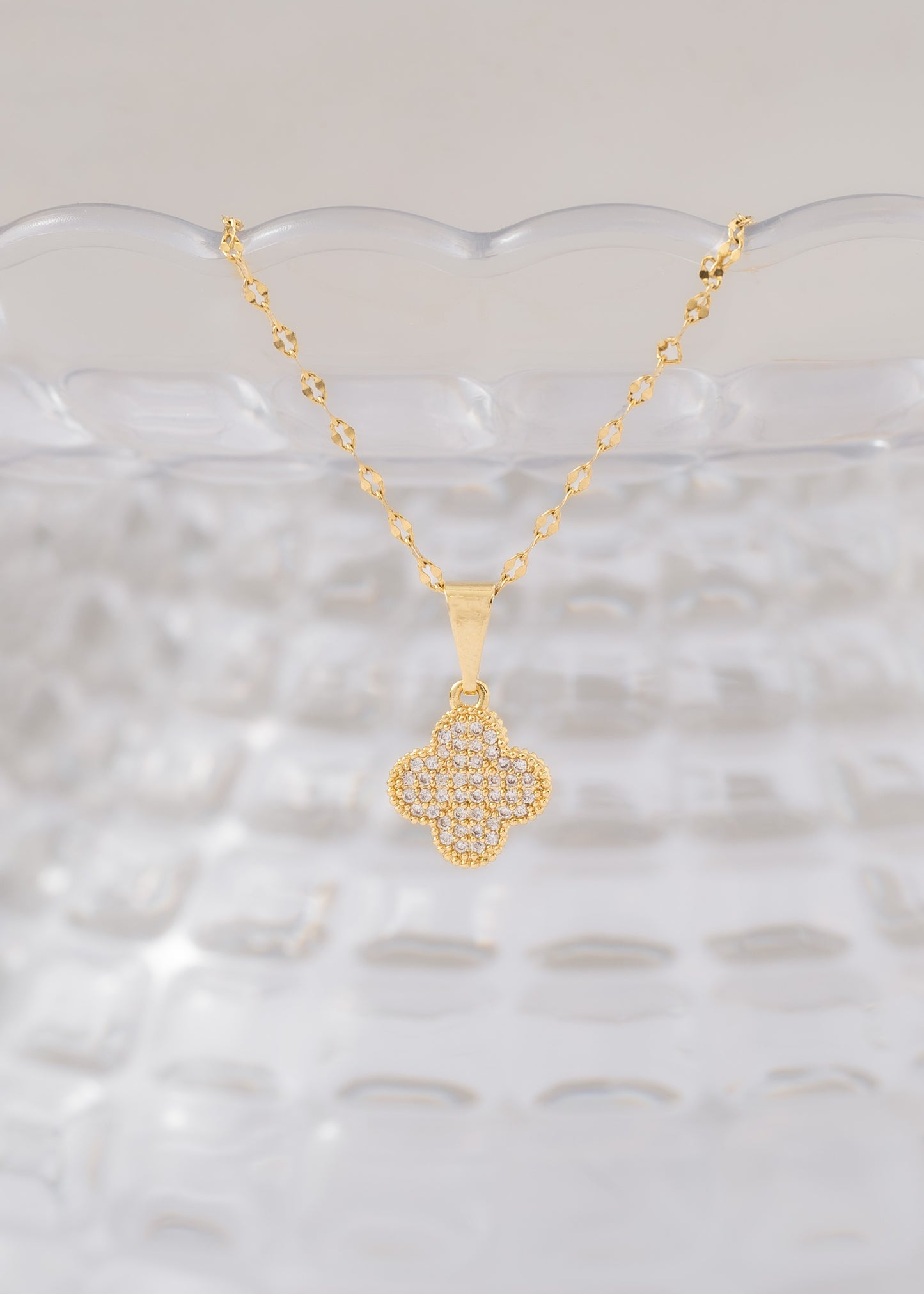 Clover Zirconia Pendant