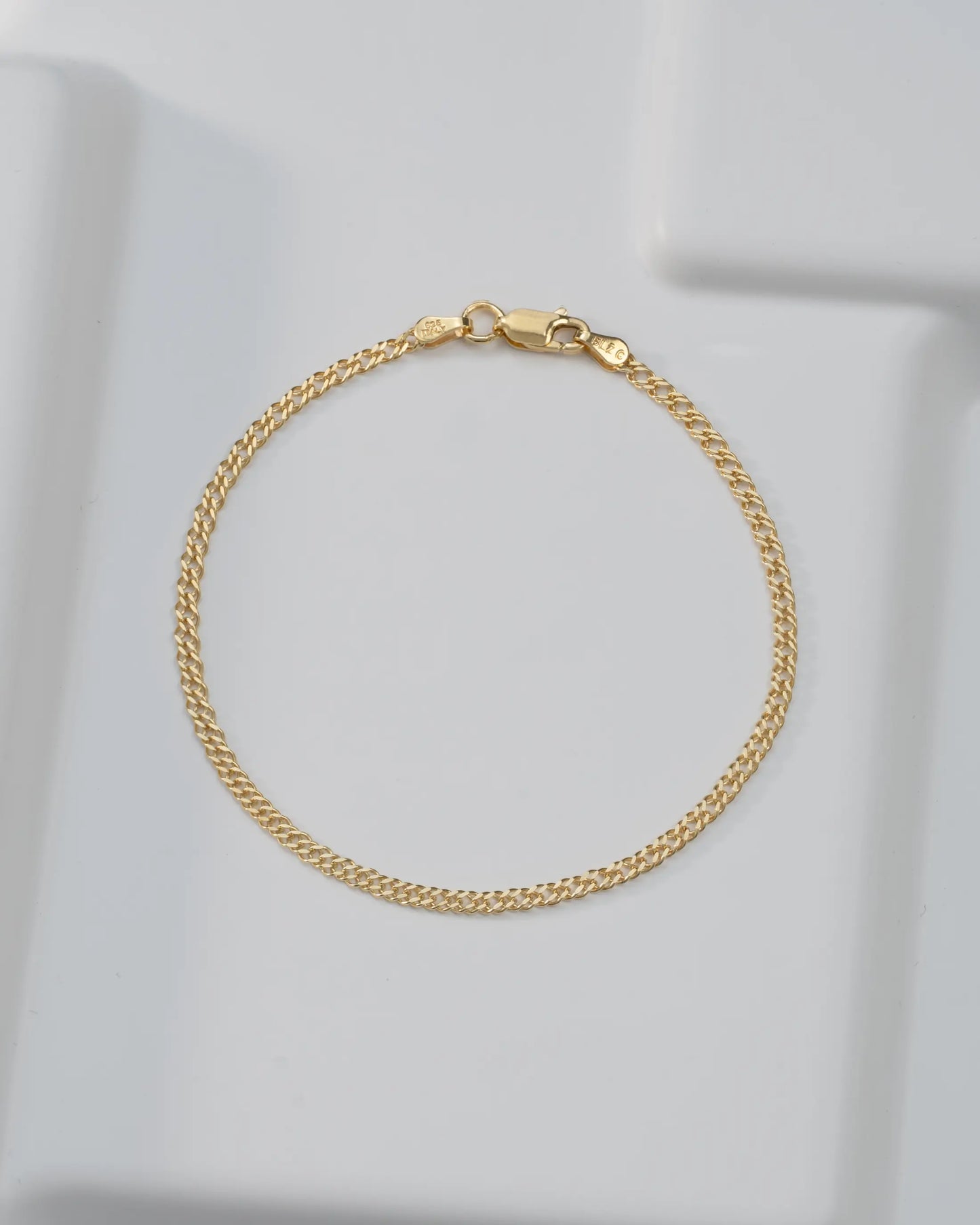 Crossed Cuban Bracelet