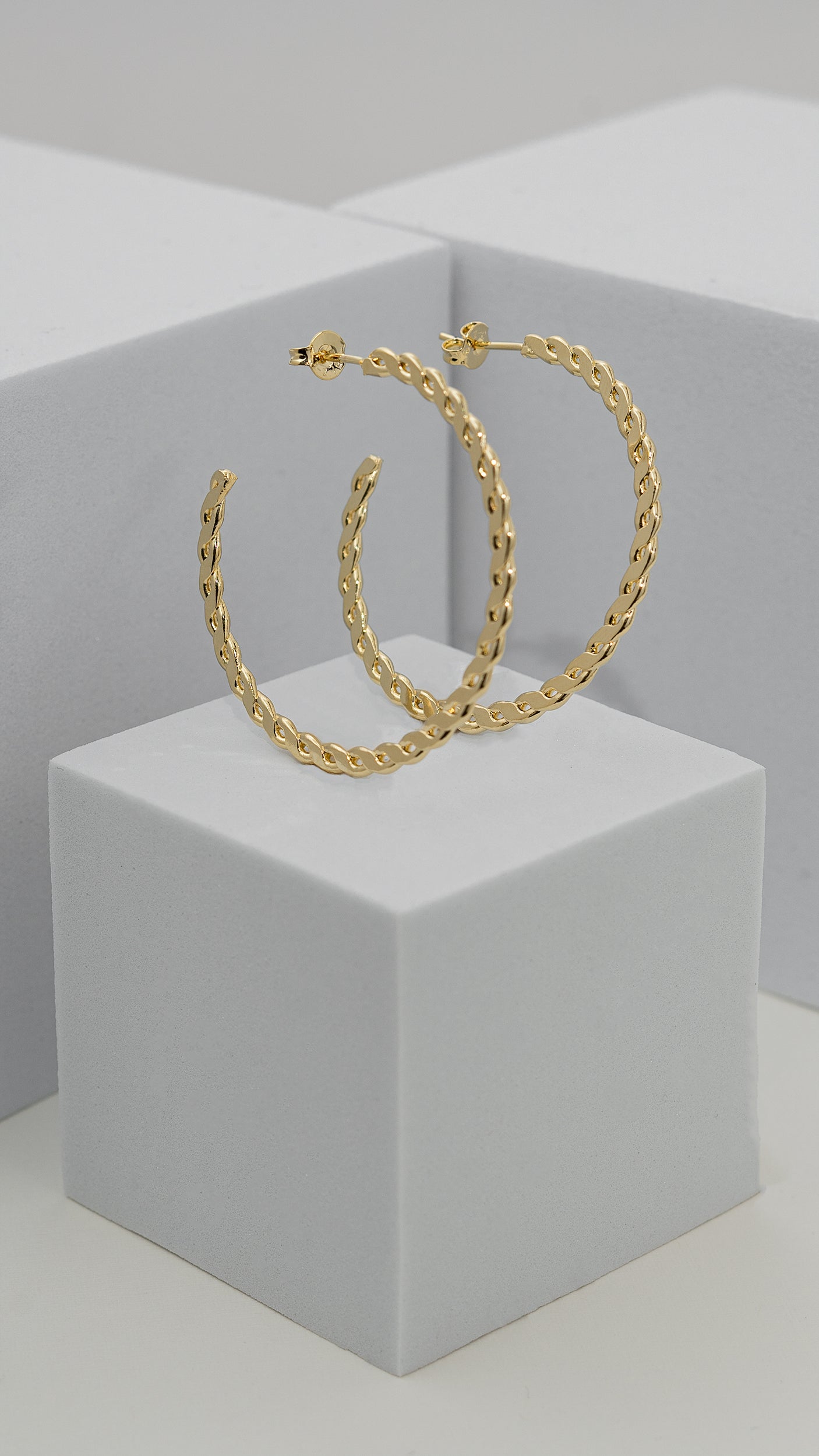 Semi Hoop Earrings