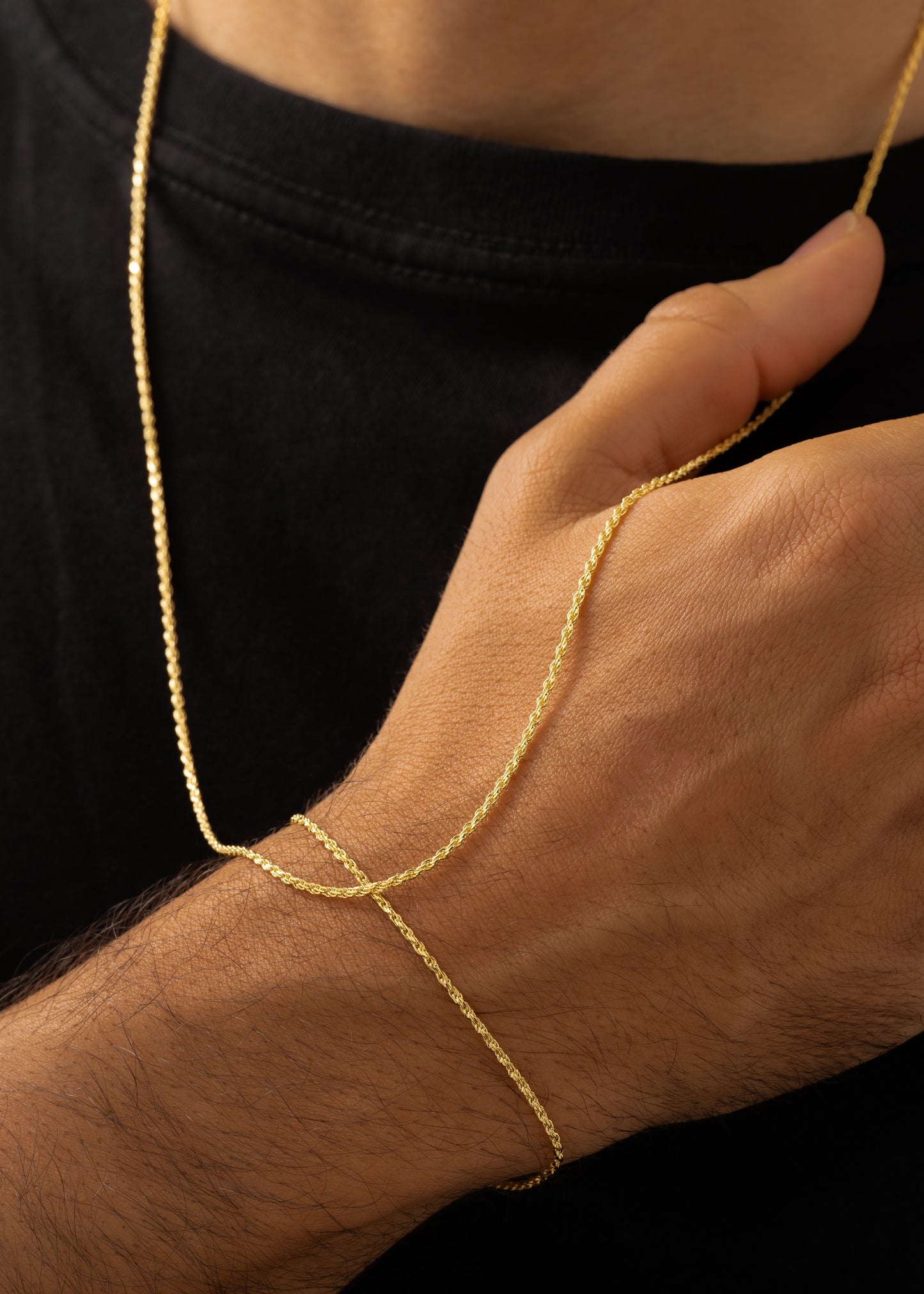 Diamond Bow Men Chain Necklace