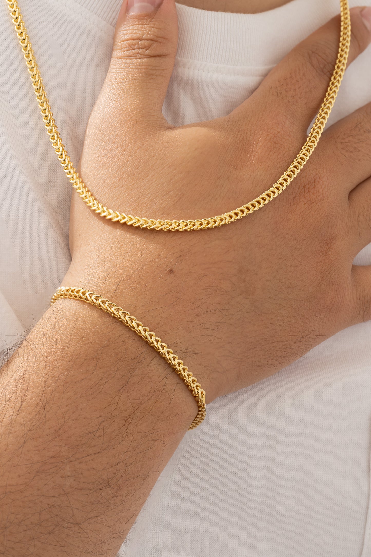 Franco Long Chain Necklace