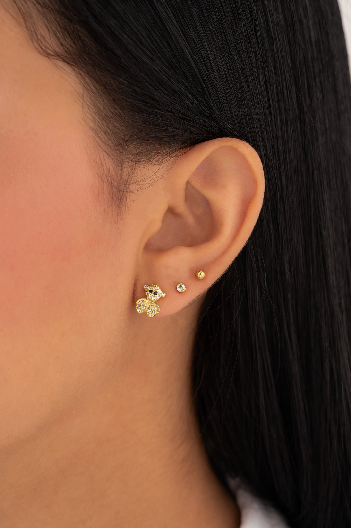 Bear Zirconias Earrings