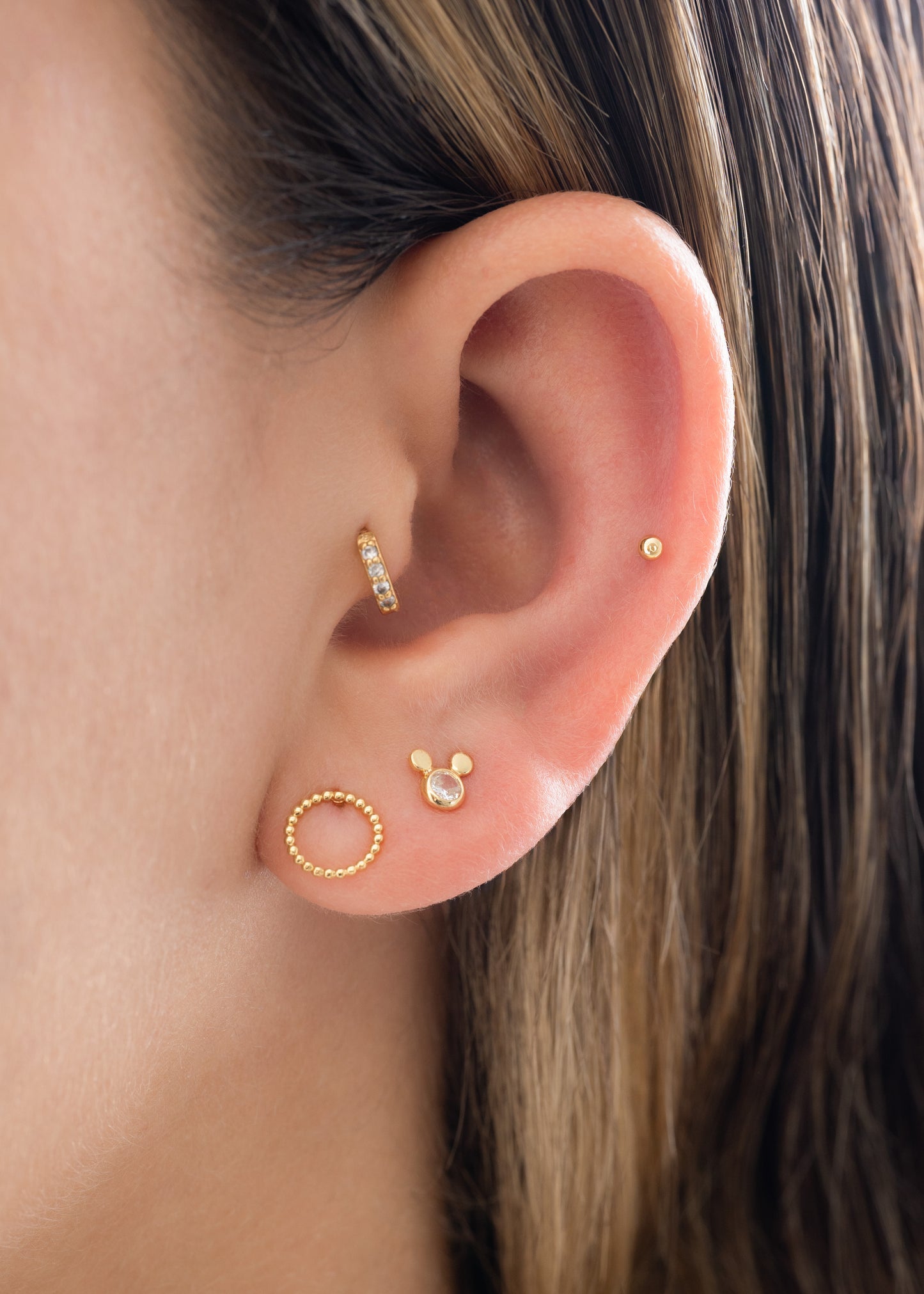 Mic Zircon Earrings