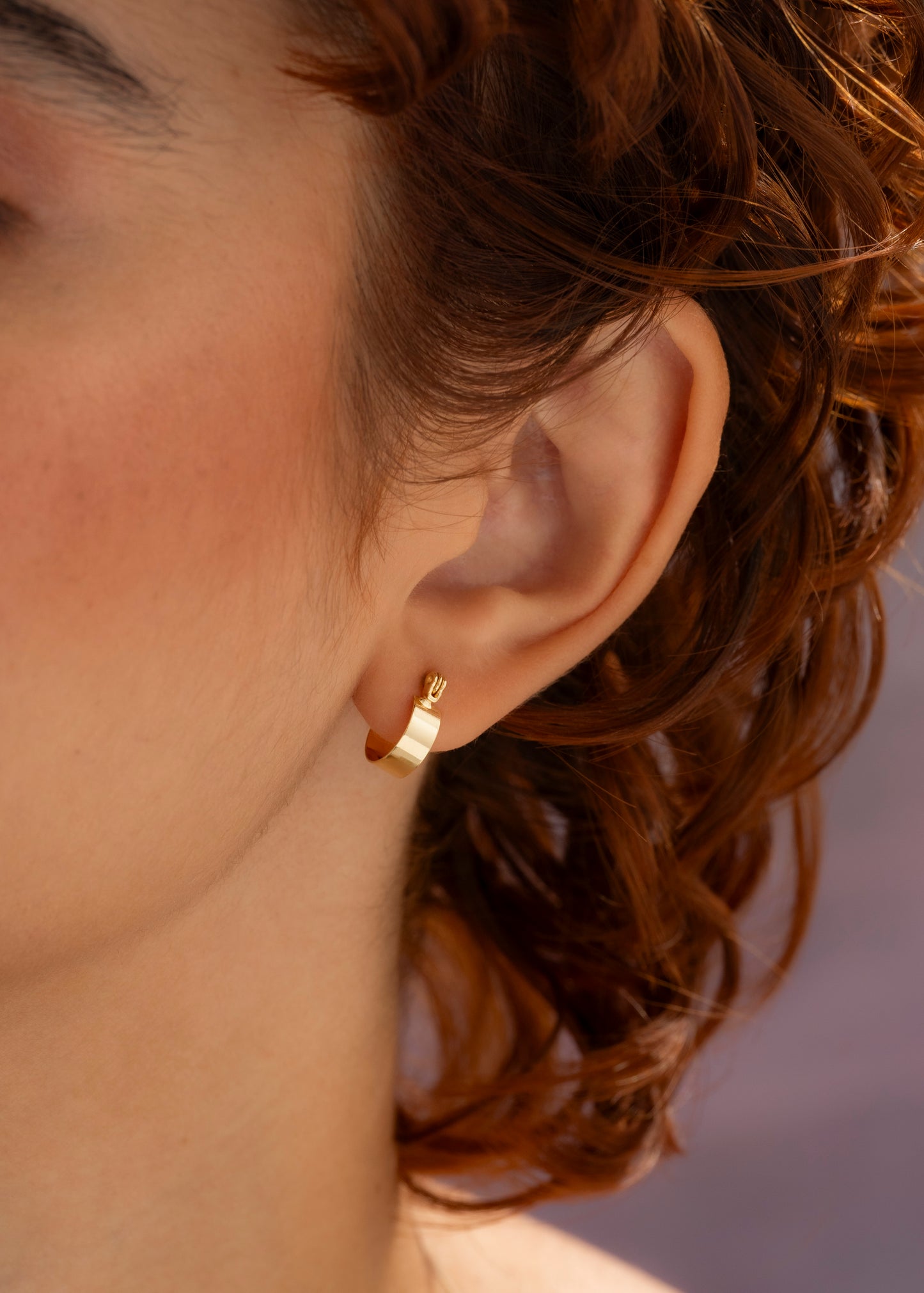 Perfect Golden Hoop Earrings