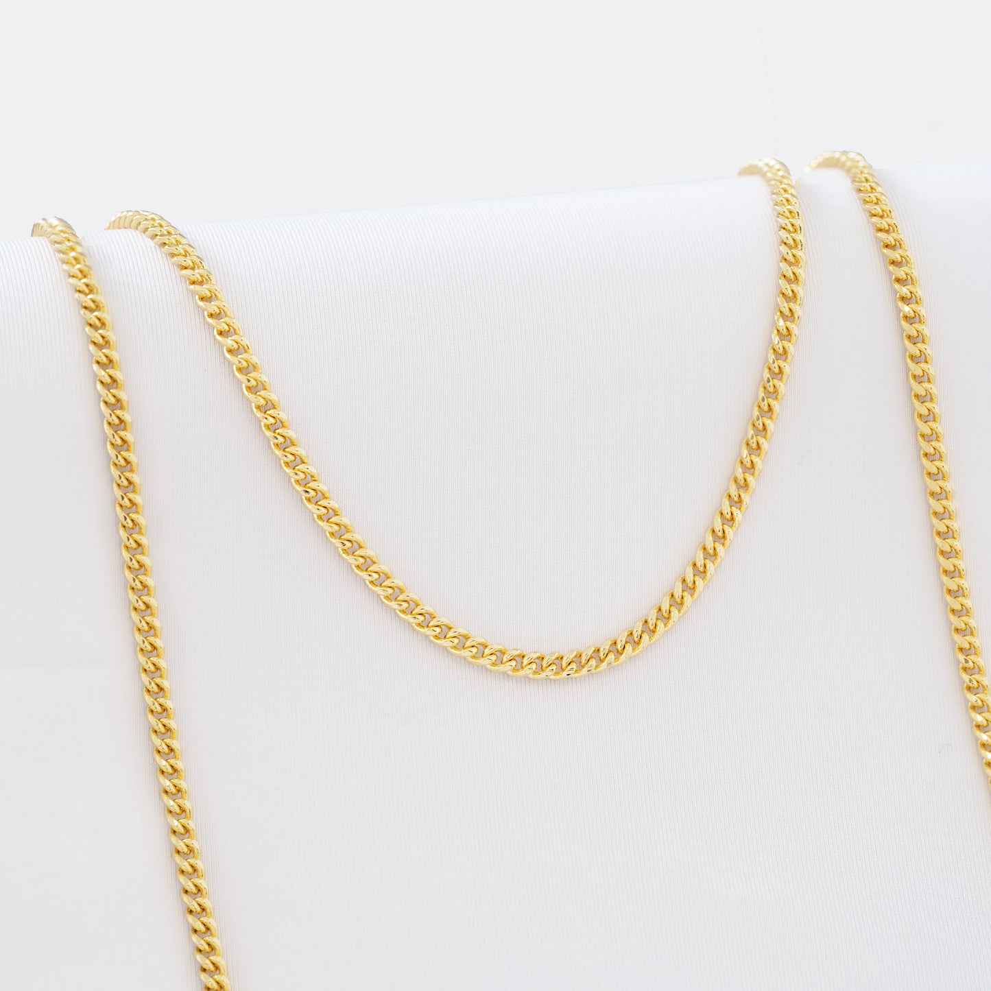 Cuban Link U 4mm Chain Necklace Men