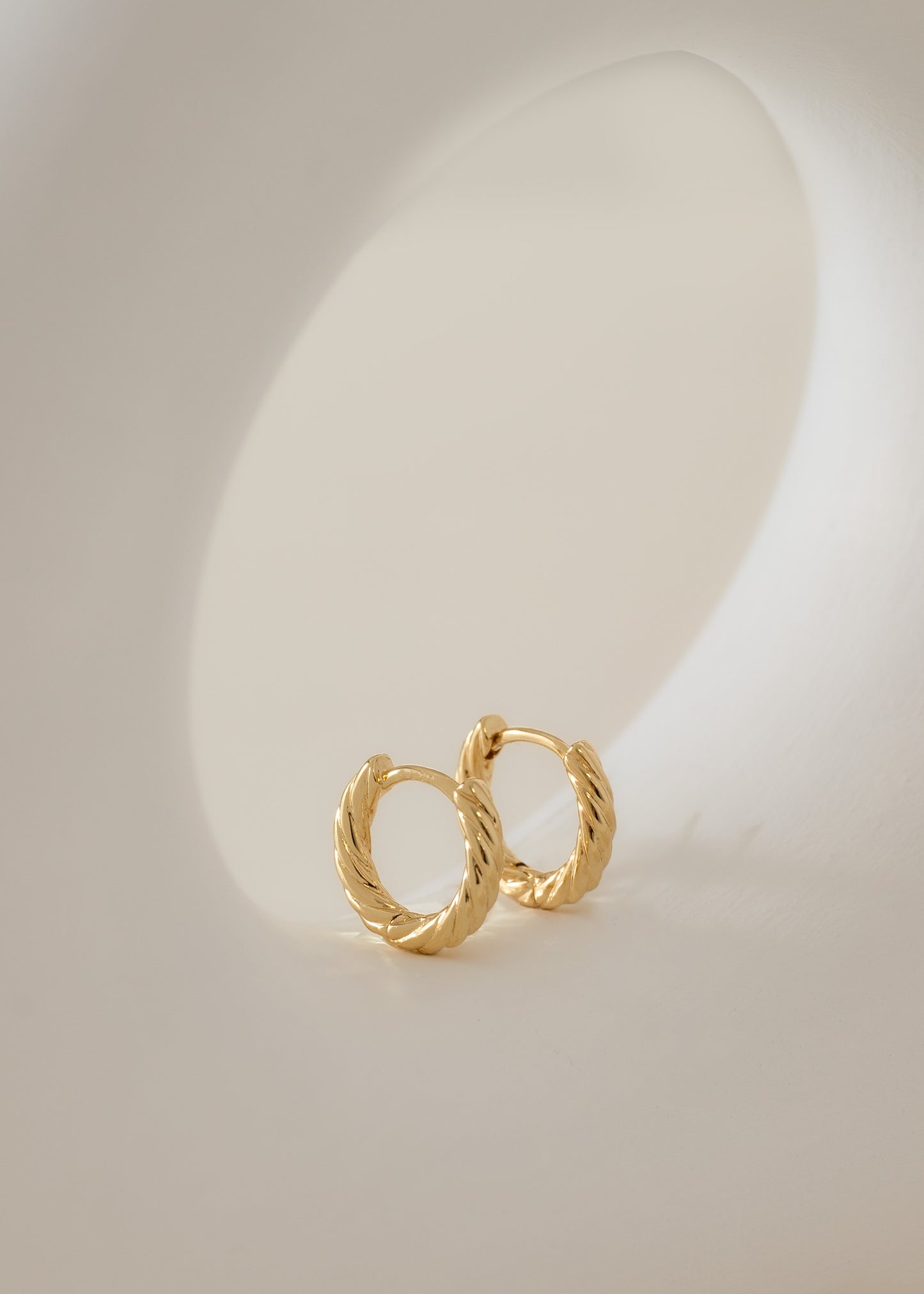 Curly Hoop Earrings