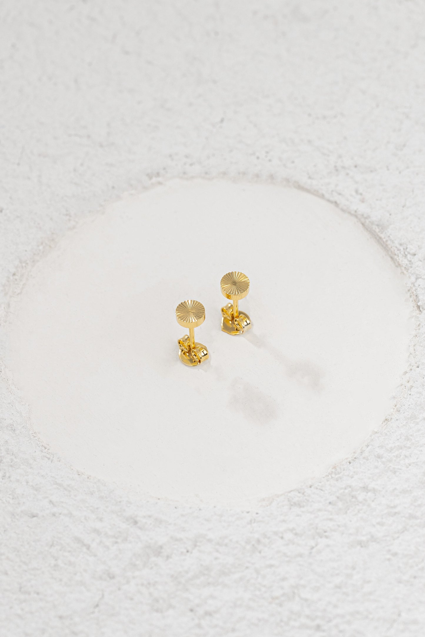 Flat Sun Earrings