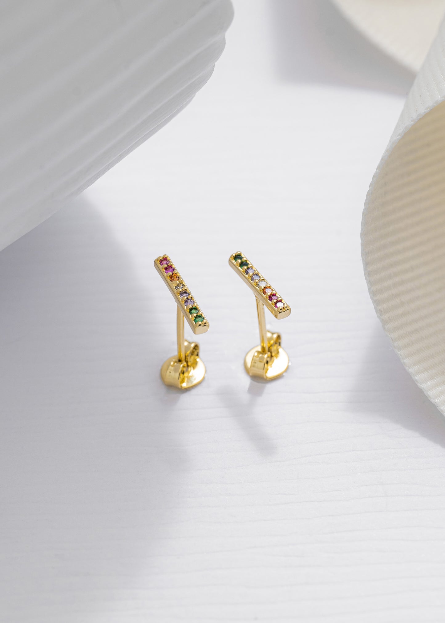 Rainbow Line Earrings