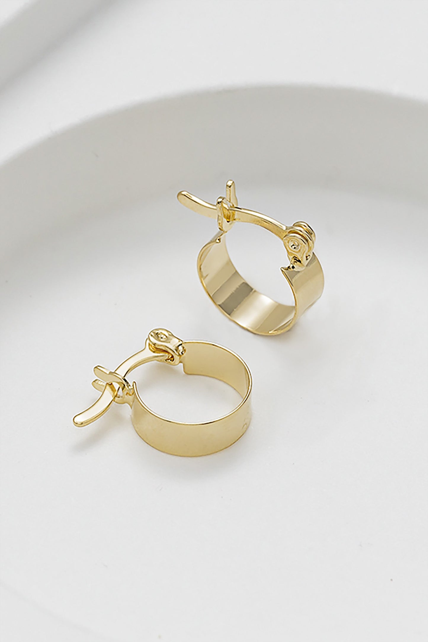 Perfect Golden Hoop Earrings