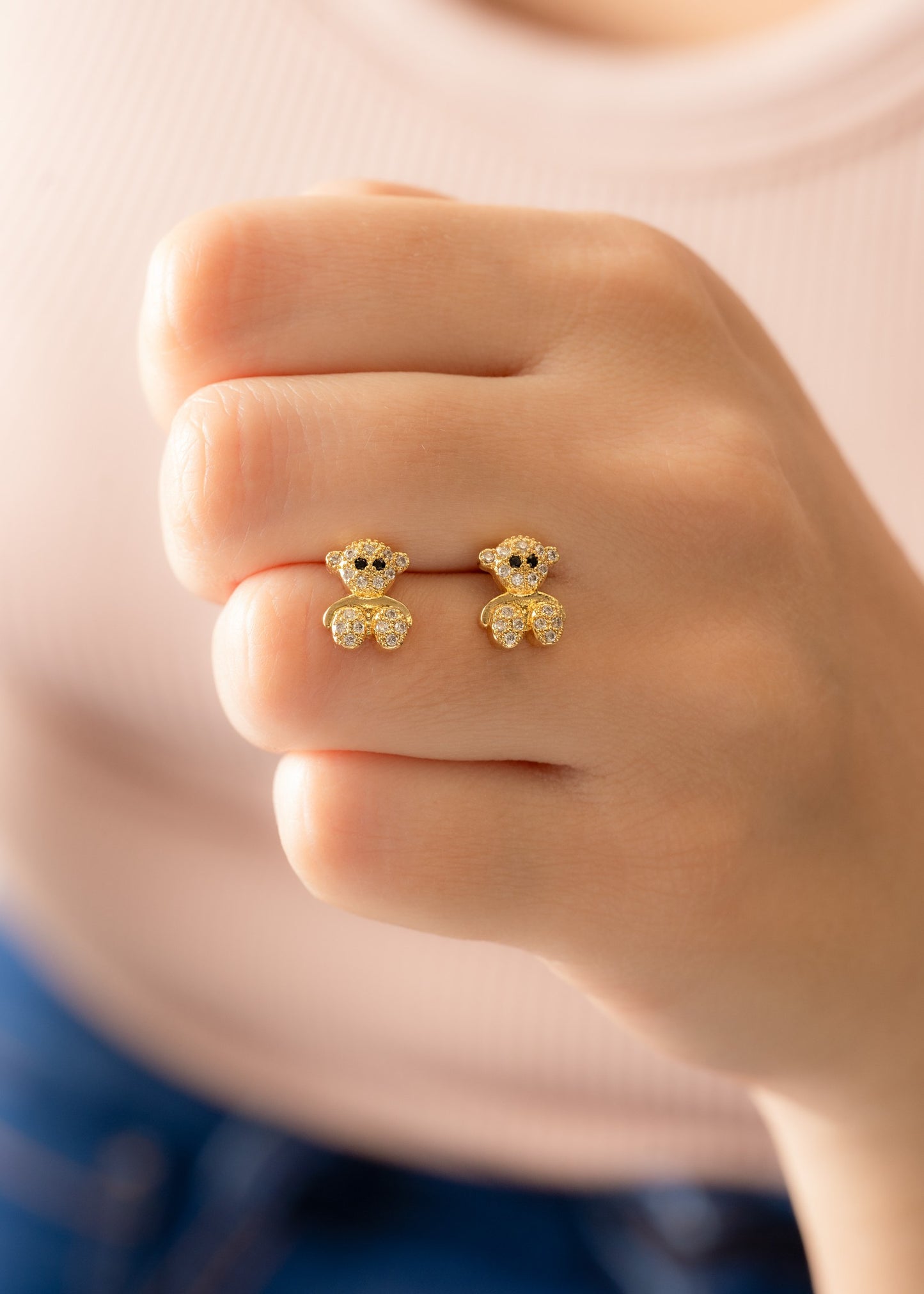 Bear Zirconias Earrings