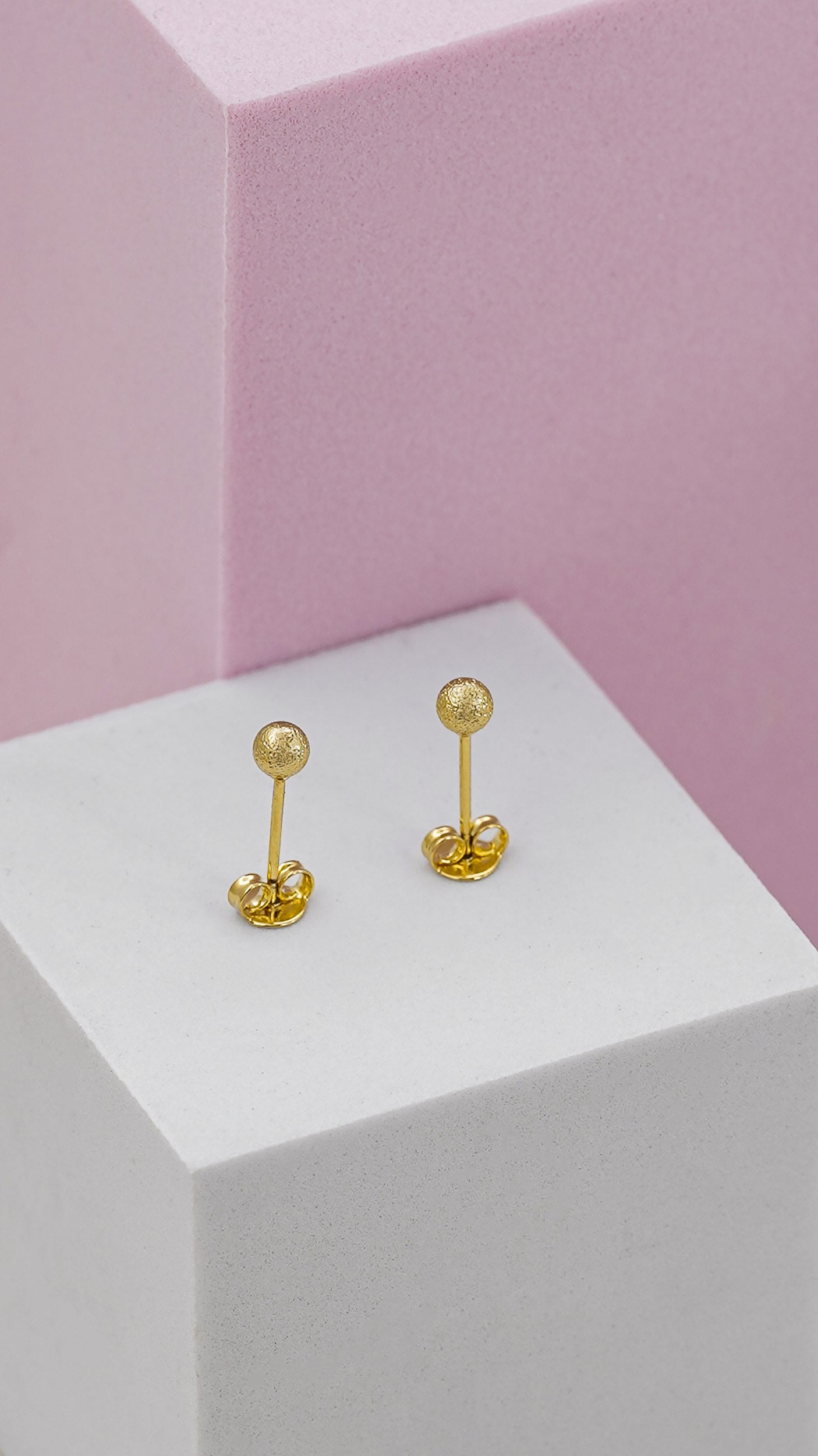 Diamond Ball Earrings