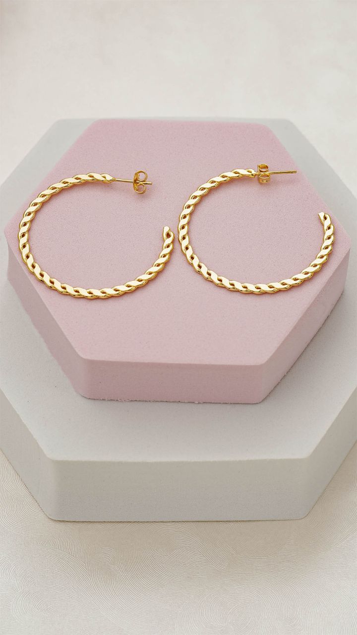 Semi Hoop Earrings