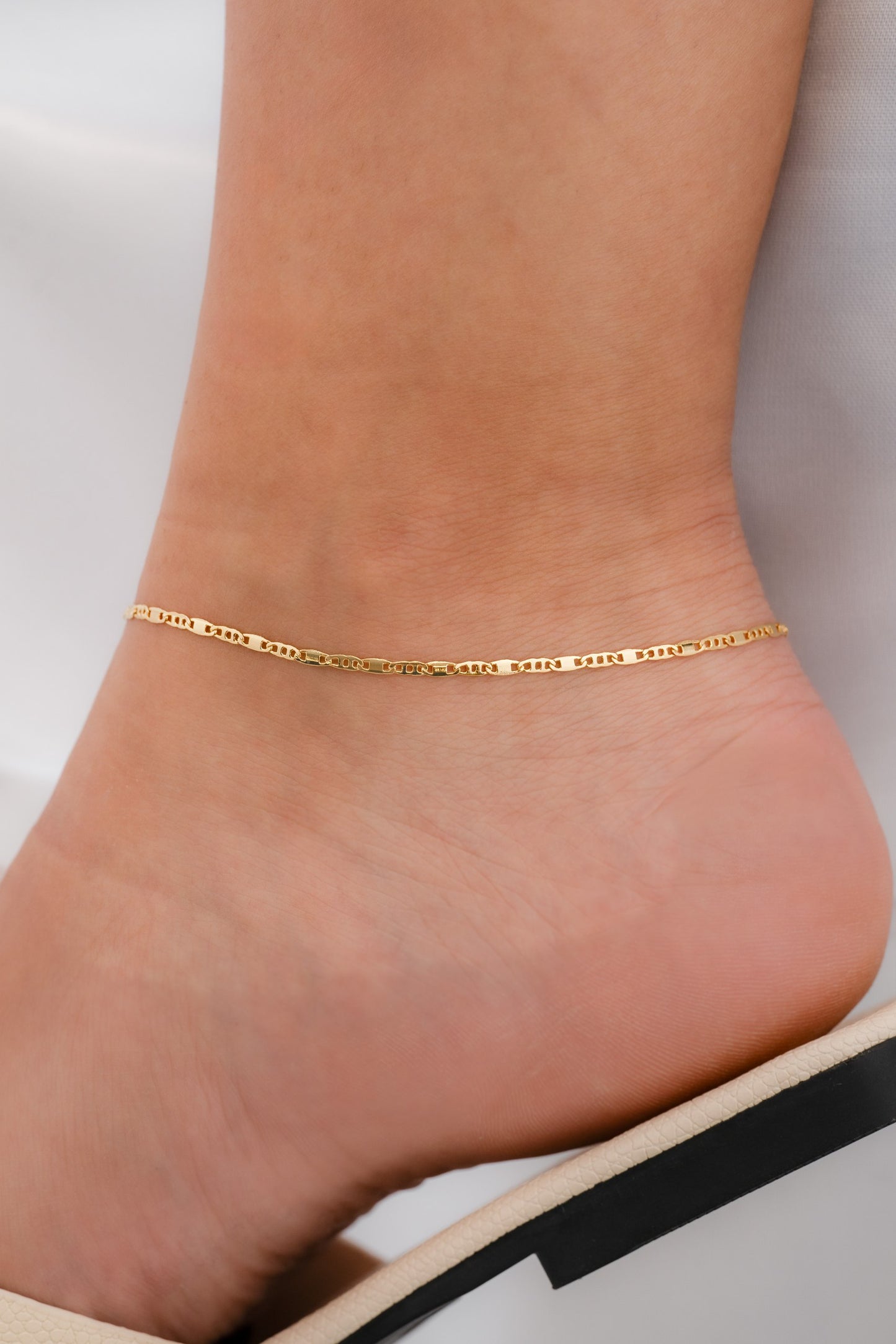 Flat Ladder Anklet