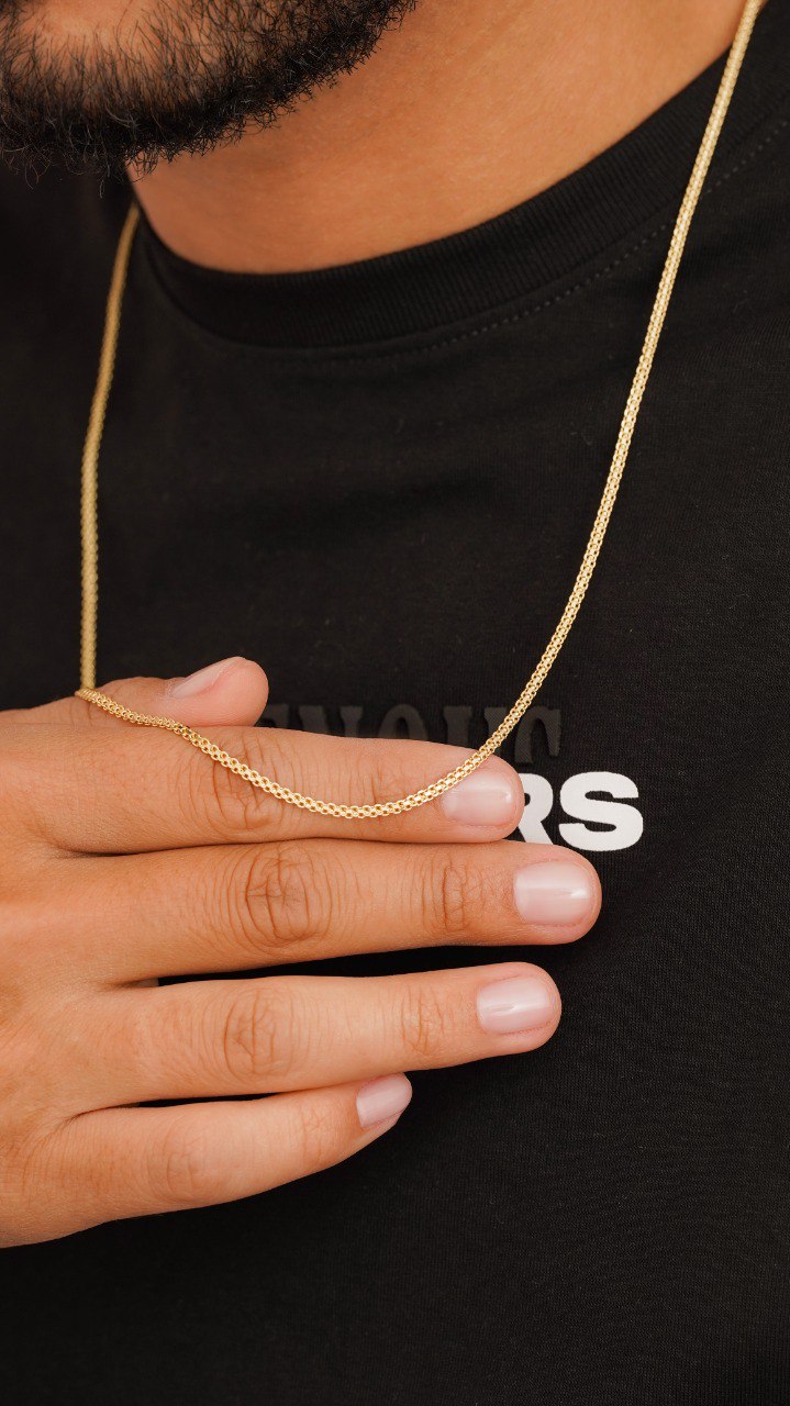 Chino 2mm Men Chain Necklace
