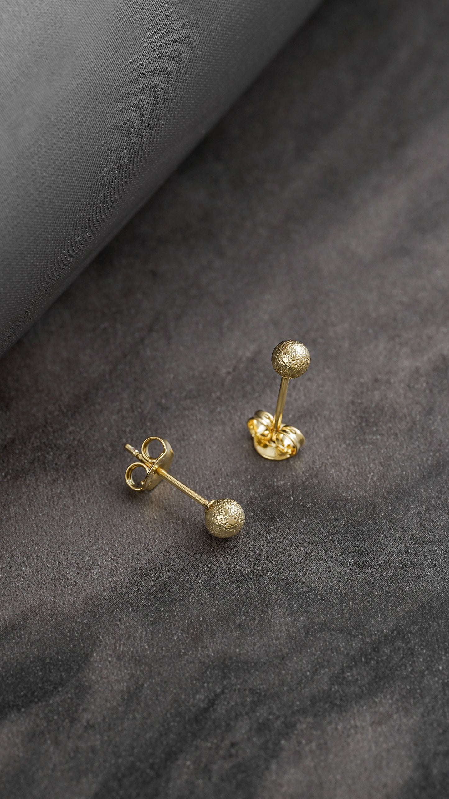 Diamond Ball Earrings