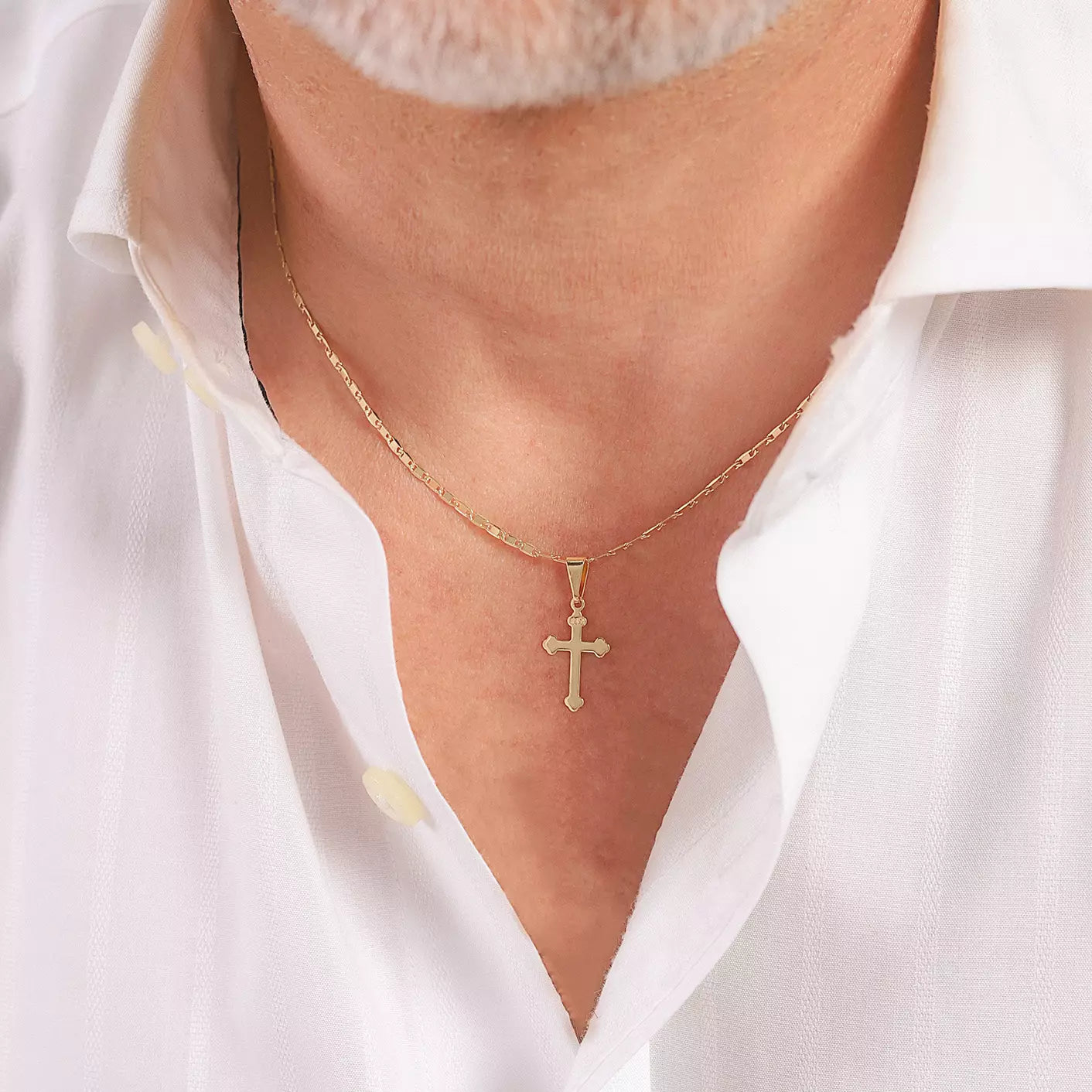 INRI Cross Thin Pendant
