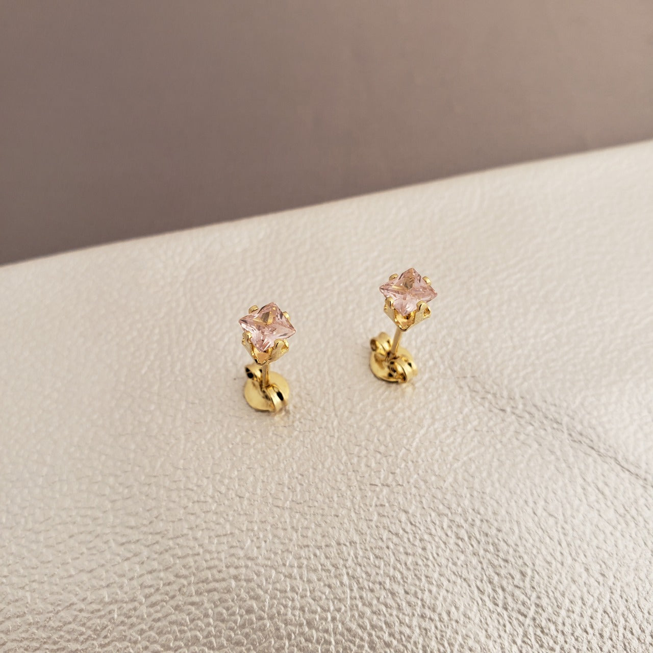 Square Zircon Earrings