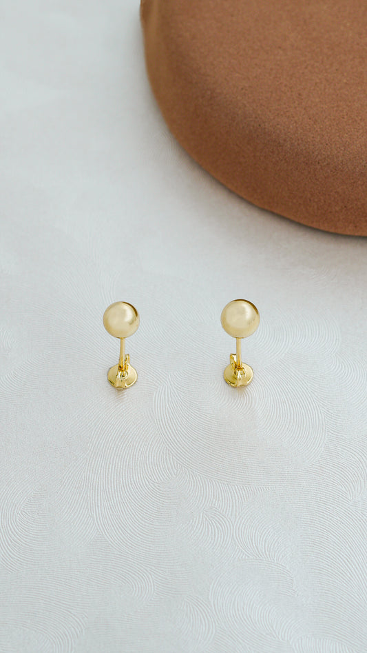 Ball 6mm Earrings