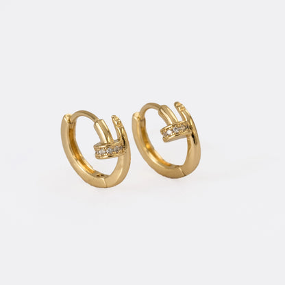 CT Clou Lux Hoop Earrings