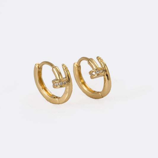 CT Clou Lux Hoop Earrings