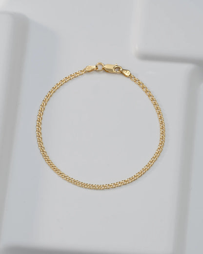 Crossed Cuban Bracelet