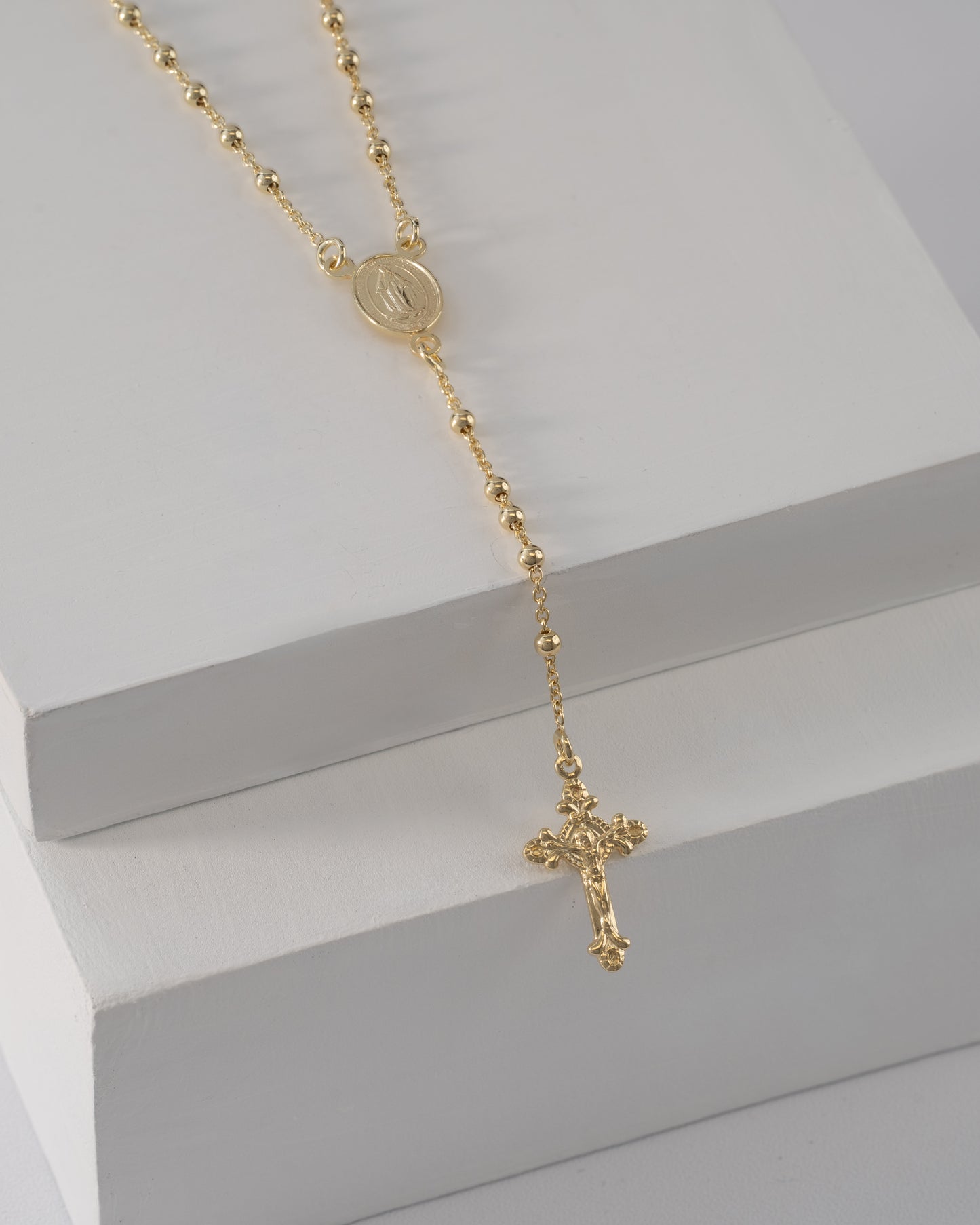 Rosary 925 Sterling Silver Chain Necklace