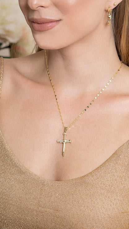 Square Mirror Chain Necklace