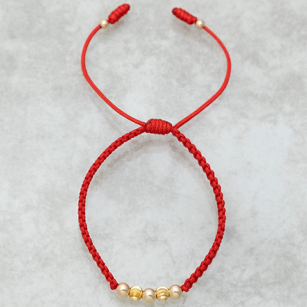 Smooth and Italian Beads Handmade Bracelet