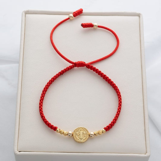 Saint Benedict Italian Smooth Beads Handmade Bracelet