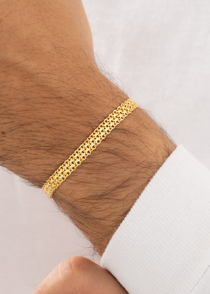 Tejido Chino Doble Bracelet