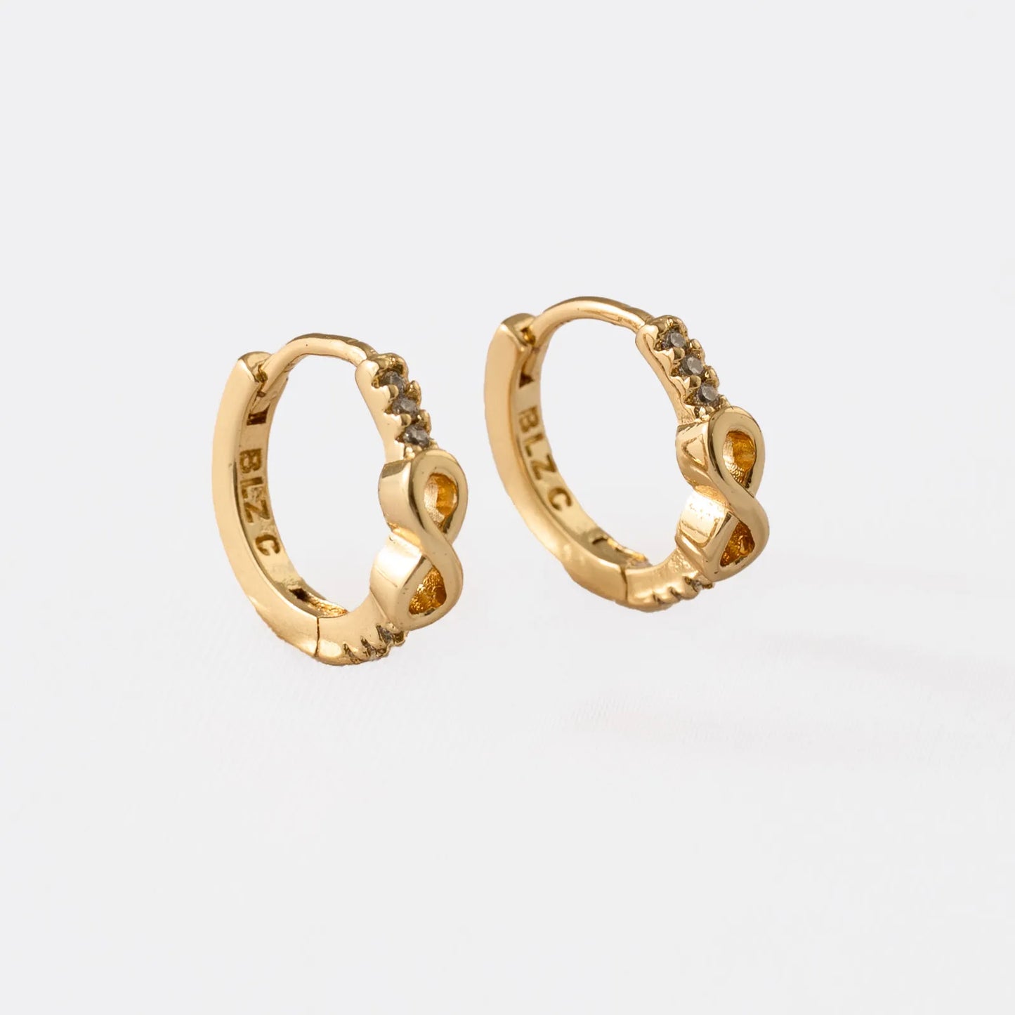 Mini Infinity Hoop Earrings