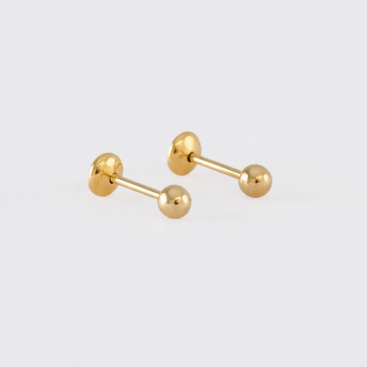 Ball Earrings 3mm