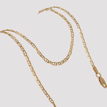 Marine 925 Sterling Silver Chain Necklace