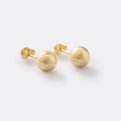Ball 8mm Earrings