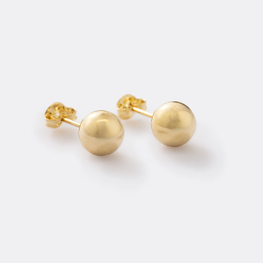 Ball 8mm Earrings