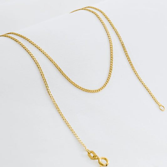 Cuban 925 Sterling Silver Chain Necklace