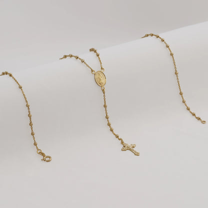Rosary 925 Sterling Silver Chain Necklace
