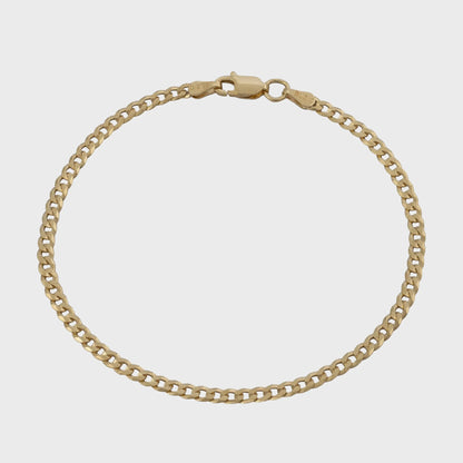 Cuban 3mm 925 Sterling Silver Bracelet