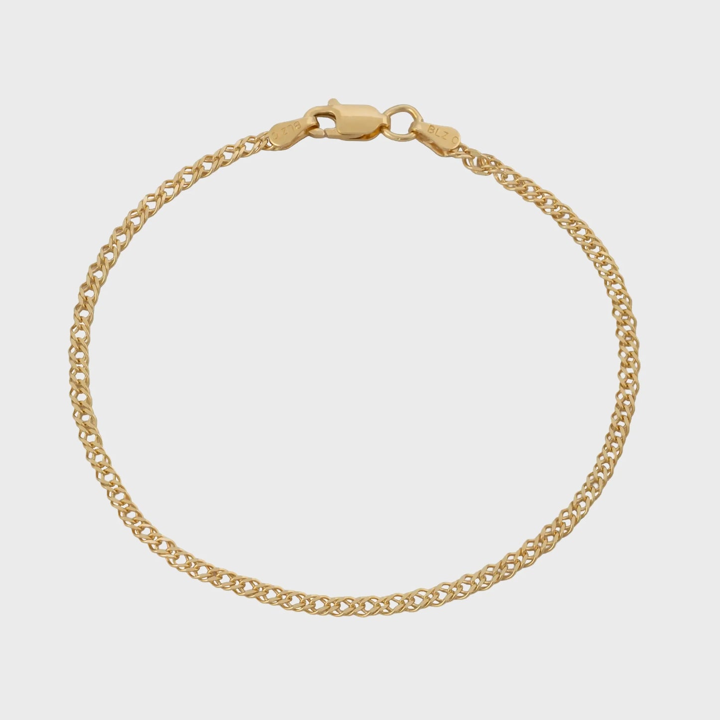 Crossed Cuban Bracelet