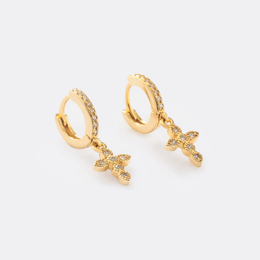 Crosses Hoop Earrings