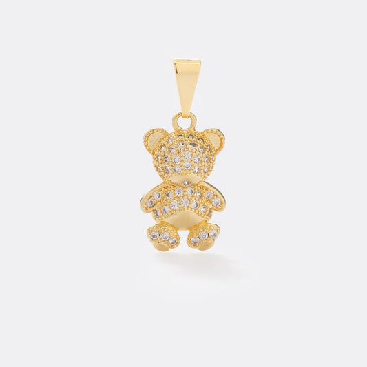 Crystal Bear Pendant