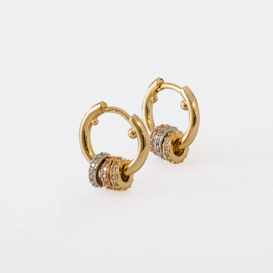 Trilogy Hoop Earrings