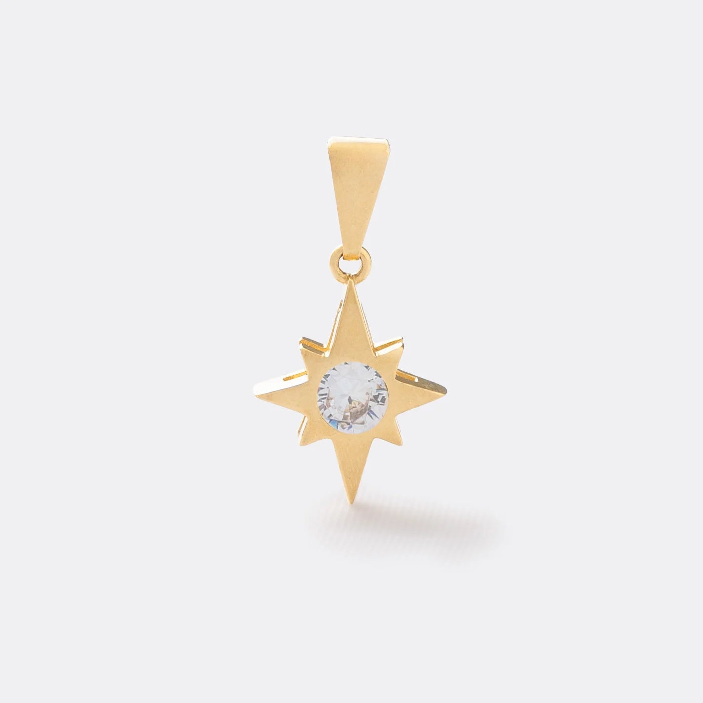 Zirconia Crystal Star Pendant
