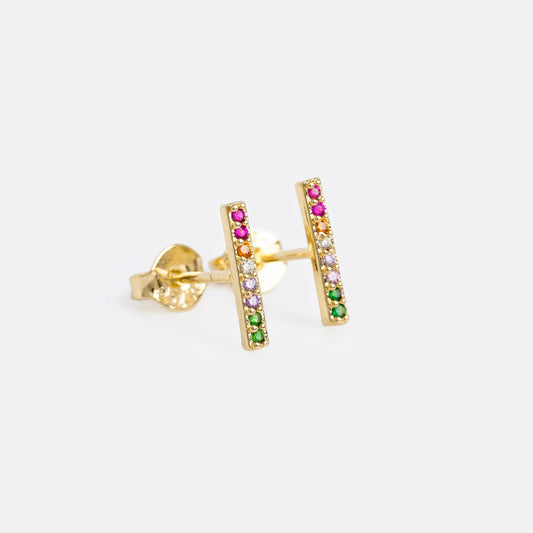 Rainbow Line Earrings