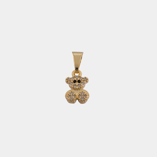 Teddy Bear CZ Pendant