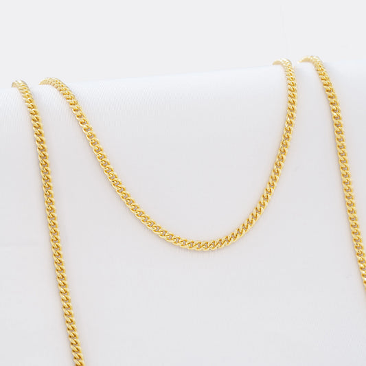 Cuban Link U 4mm Chain Necklace Men