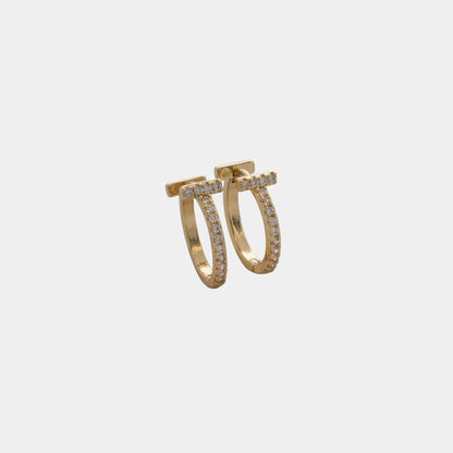 Aurea Trace Hoop Earrings