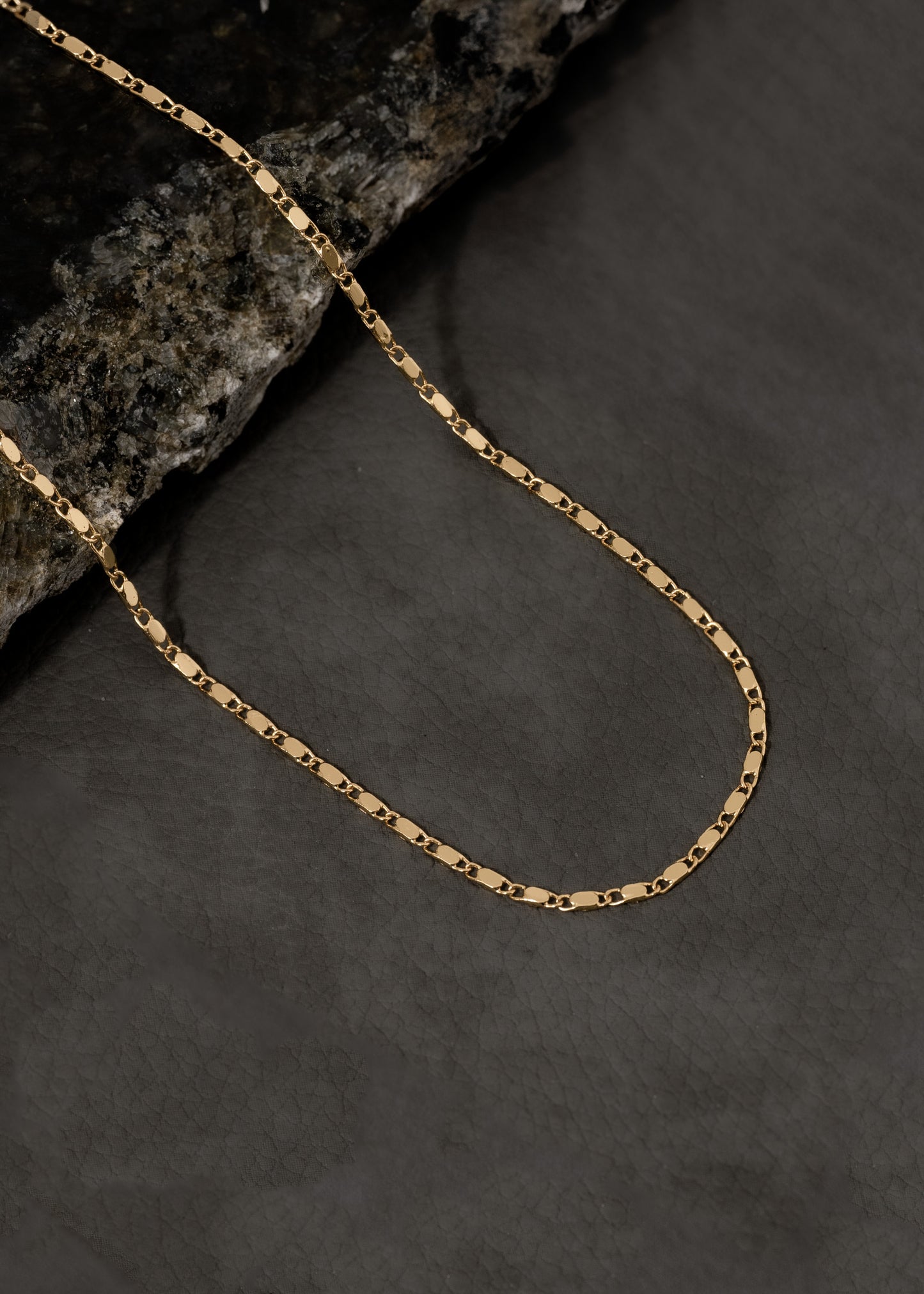 Tejido Plano Chain Necklace