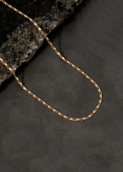 Tejido Plano Chain Necklace